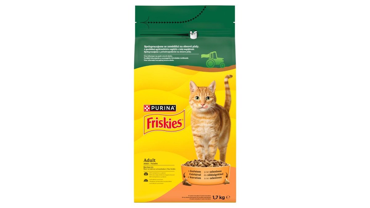 Friskies granule pro kočky kuře 1,7kg