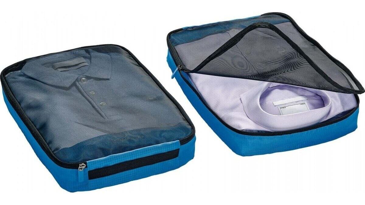 Pakkeposer 2 dele i blå, GoTravel