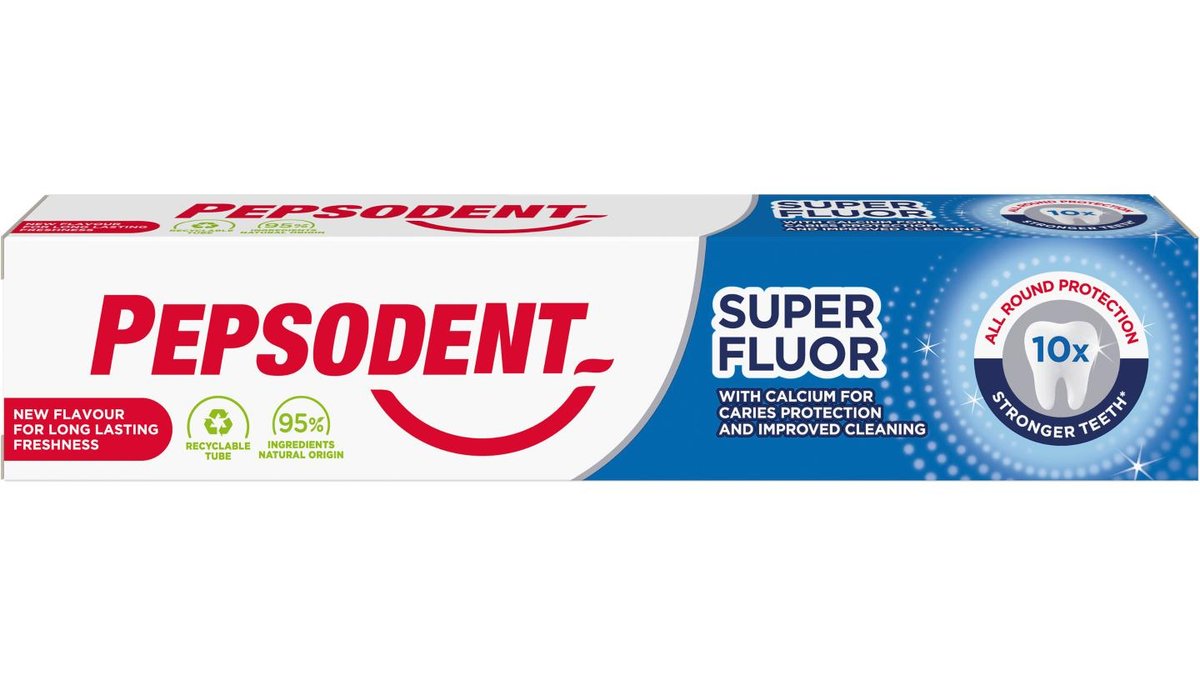 Pepsodent Super Fluor Hammastahna Mieto maku 50 ml