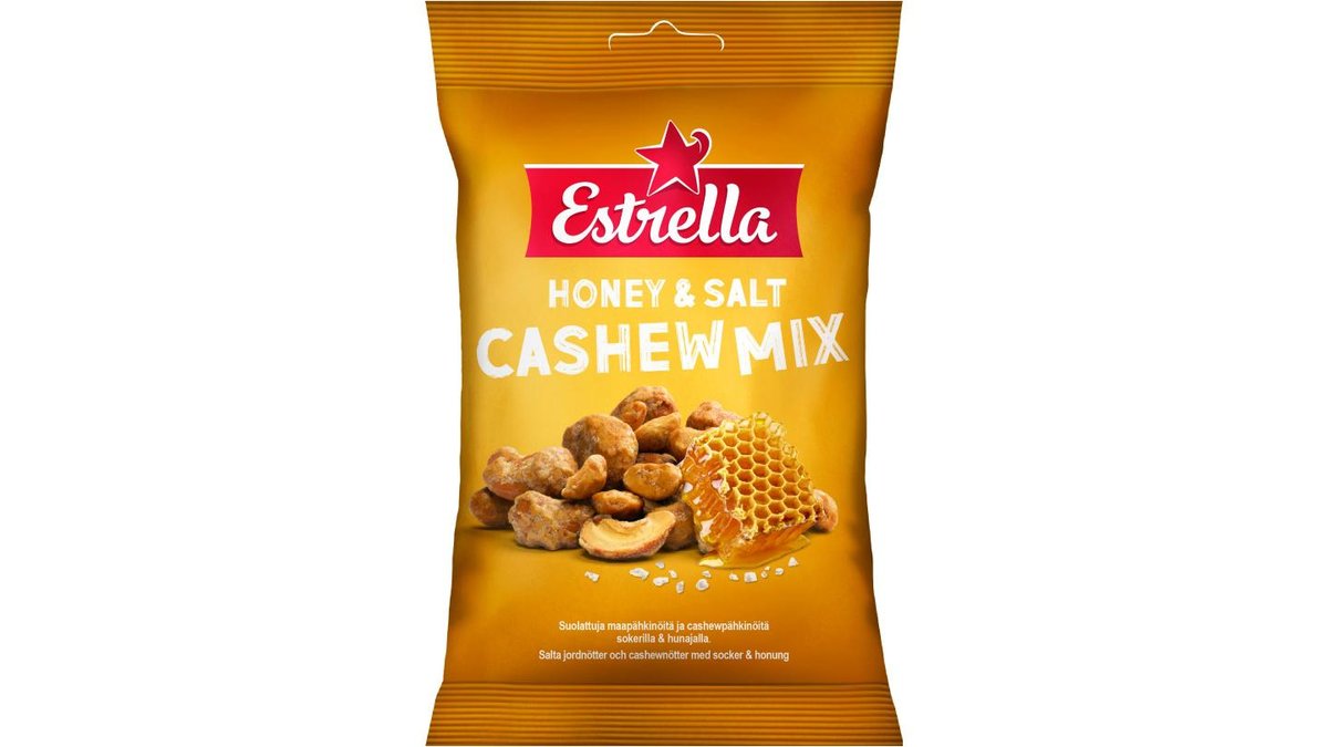 Estrella Honey & Salt Cashew Mix 140g