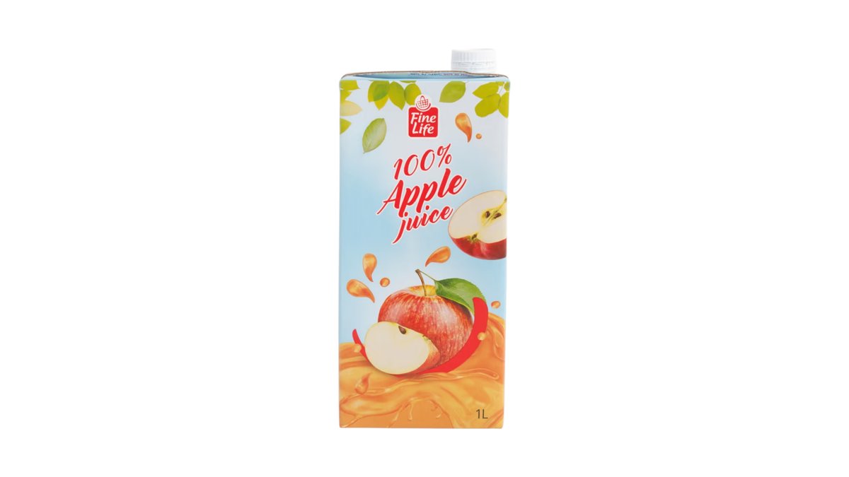 FINE LIFE 100% APPLE JUICE 1L