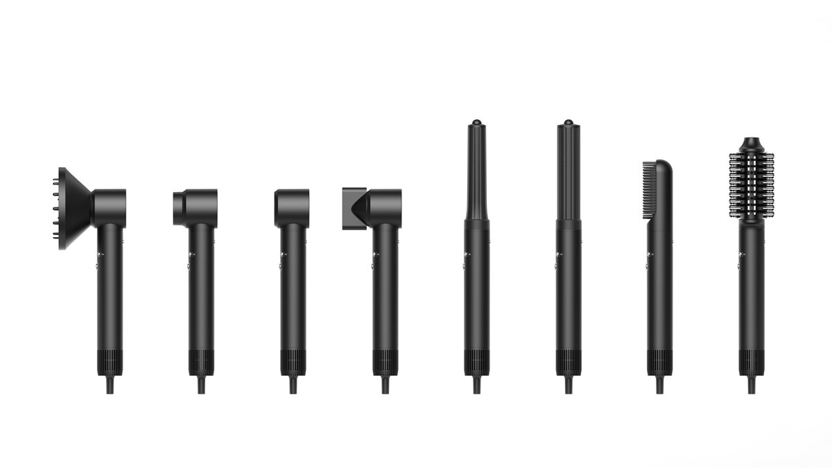 Hårtørrer Super Silencer Air 8-i-1, Ströme 1 stk.