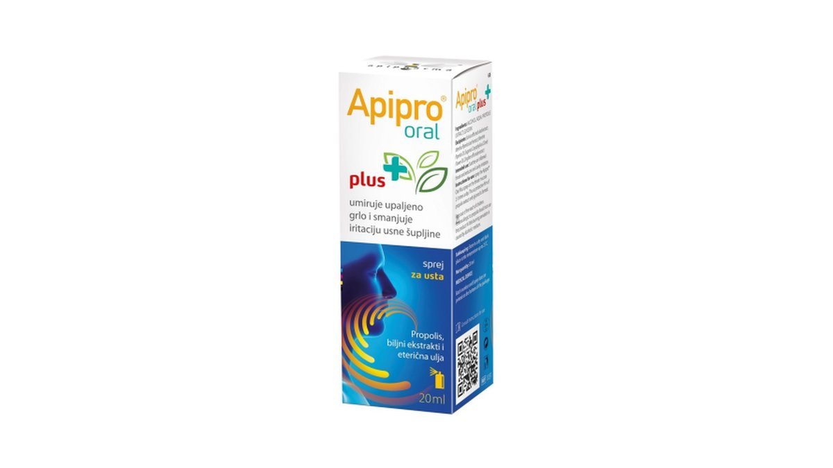 Apipro Oral Plus sprej za grlo 20 ml | Ljekarna Korzo | Wolt