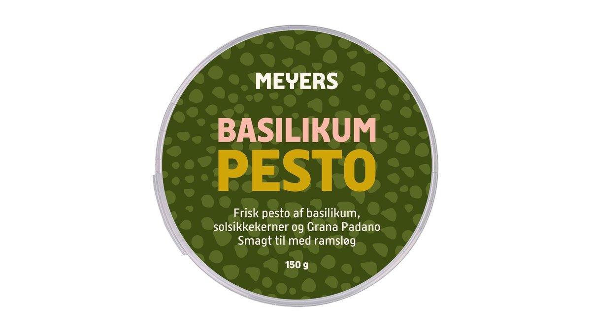 Pesto m. basilikum, Meyers