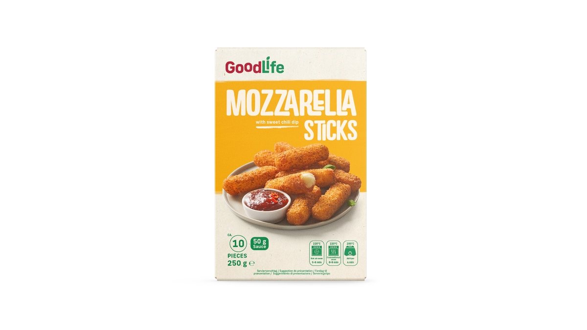 Goodlife Mozarella Sticks 250G