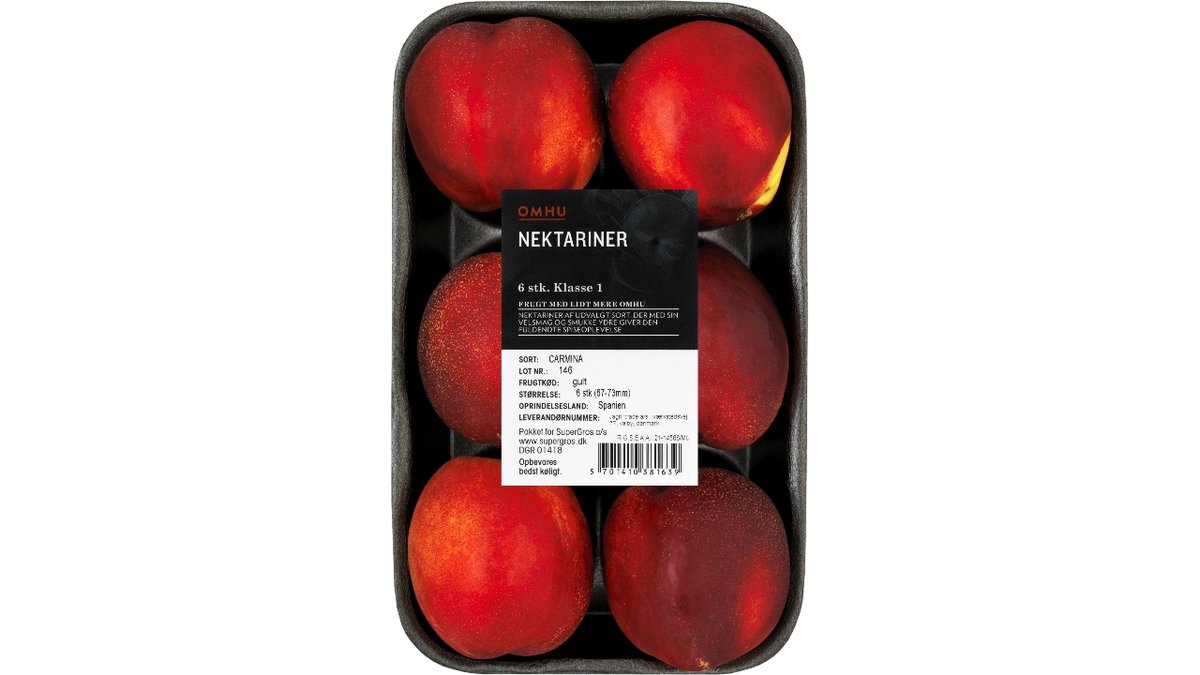 Nektariner 6 Stk