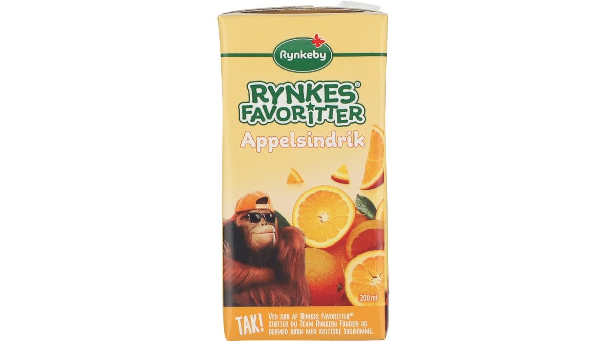 Rynkeby Appelsindrik 200Ml