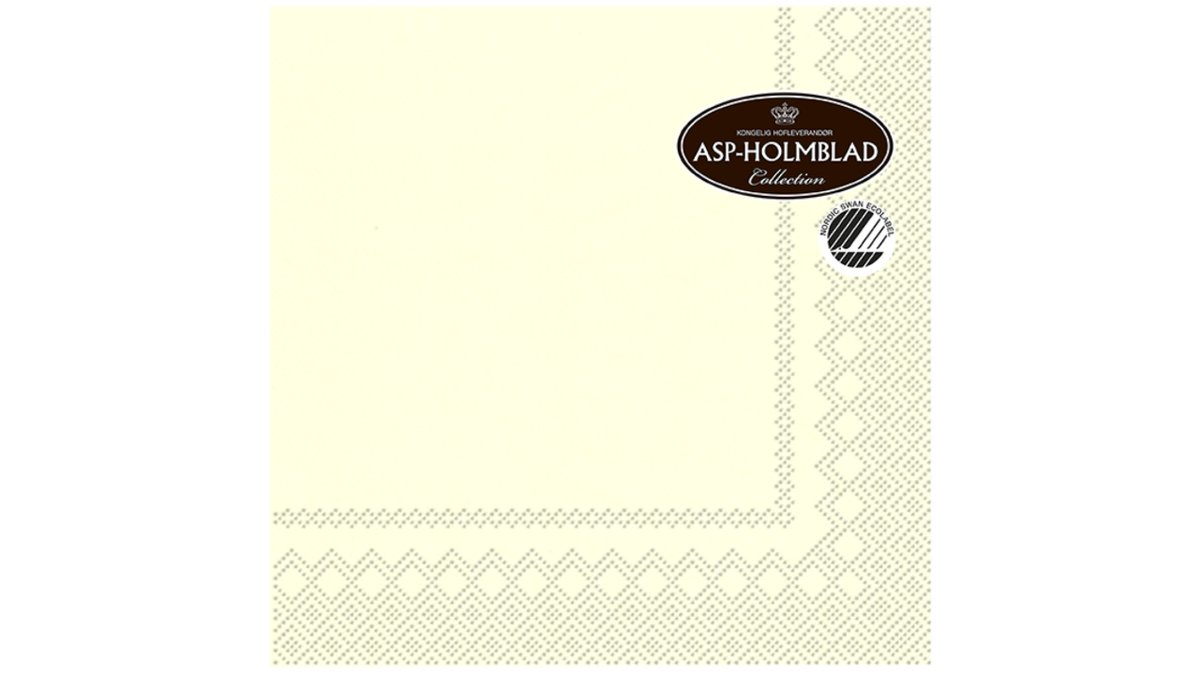 Servietter 40Cm Creme 3-Lag