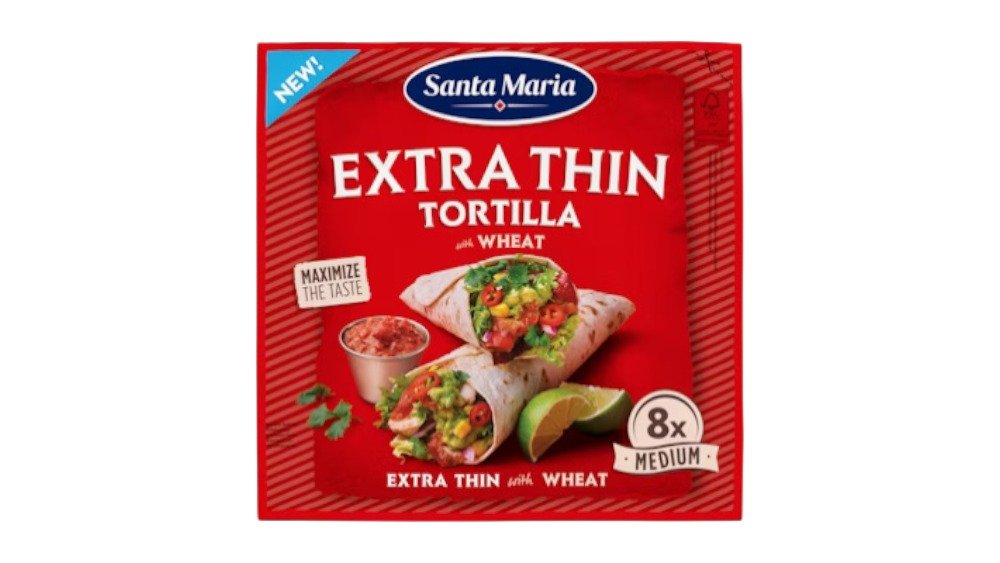 Santa Maria Erittäin ohut vehnätortilla. 244g