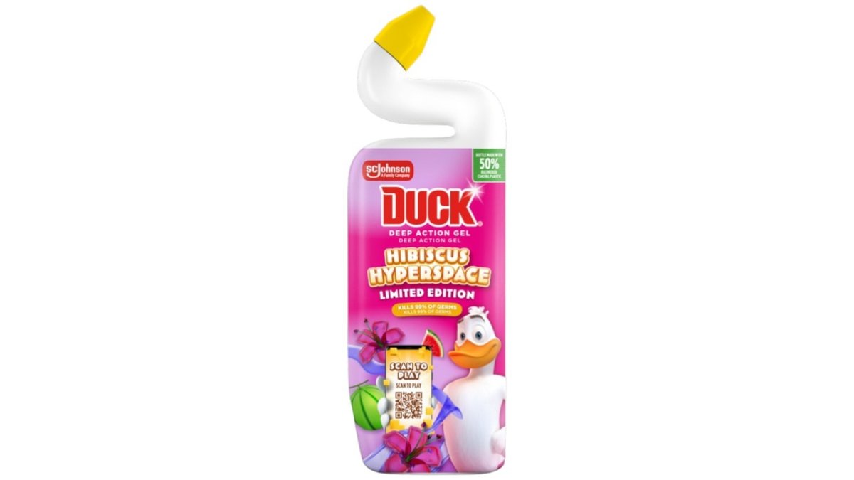 WC Duck Toalettrengjøring Hibiscus Hyperspace, 750 ml
