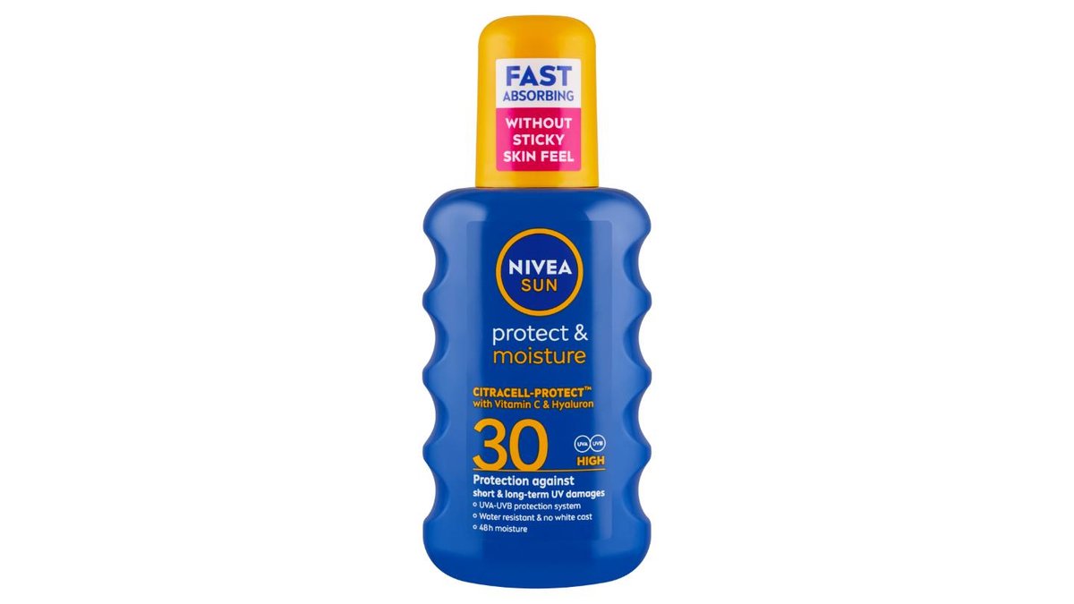 Nivea Sun Protect & Moisture hydratační sprej na opalování OF 30 200ml