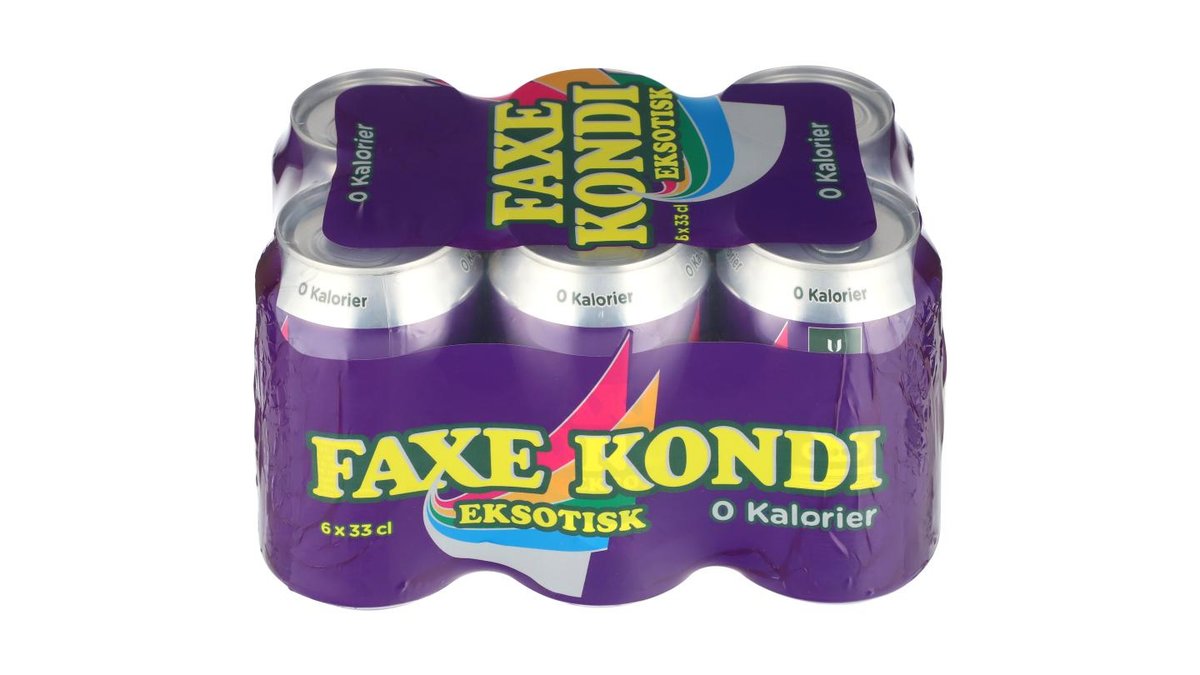 Faxe Kondi Eksotisk 0 kalorier 6-pak