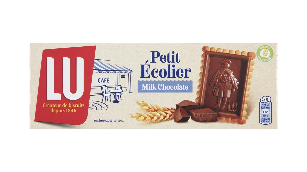Petit Ècolier kiks m. mælkechokolade, LU