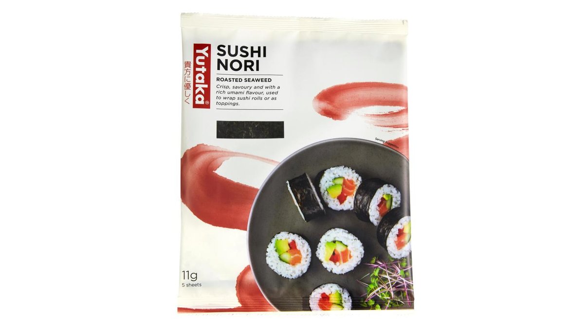 Yutaka Sushi Nori paahdettua merilevää 11g