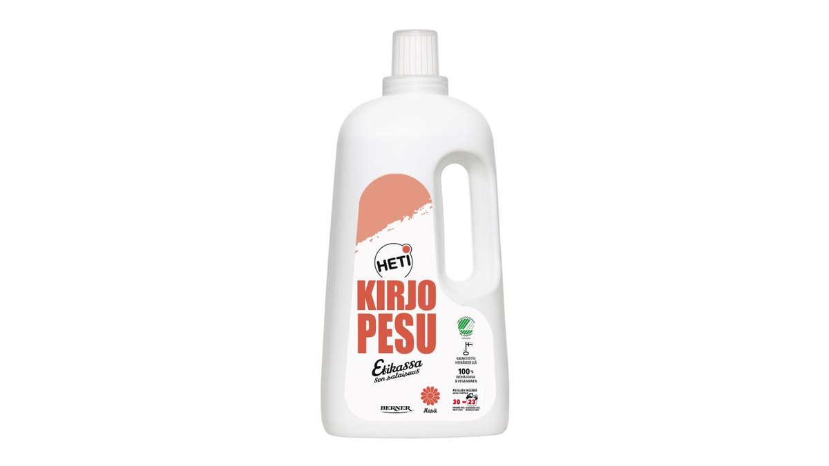 Heti kirjopyykki pyykinpesuneste 1.5L