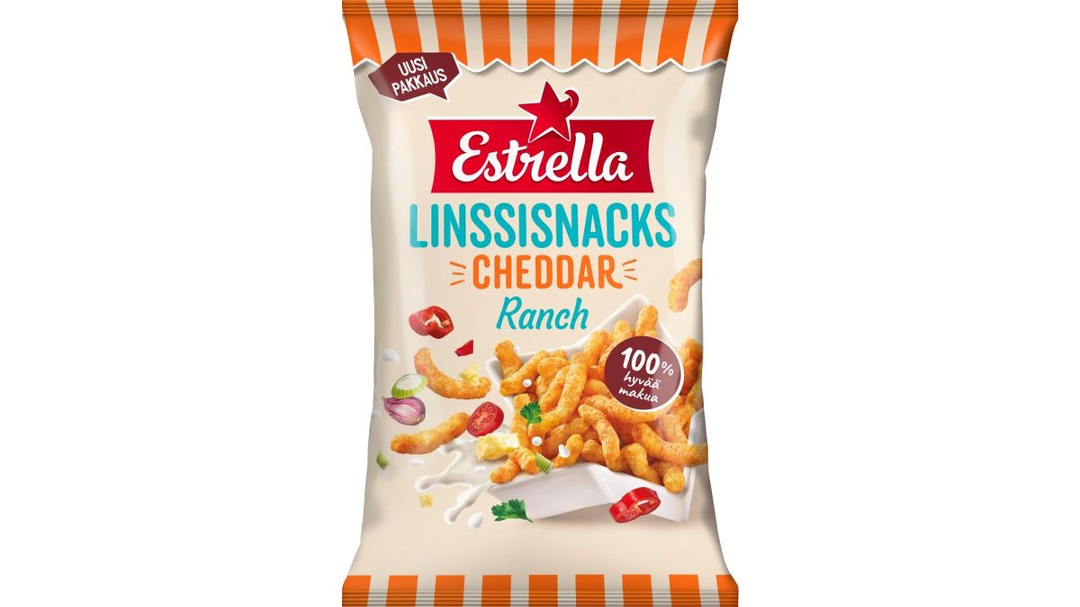 Estrella Linssisnacks Cheddar & Ranch 125g