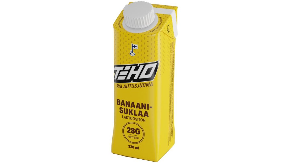 TEHO Banaani-Suklaa palautusjuoma 0,33 l