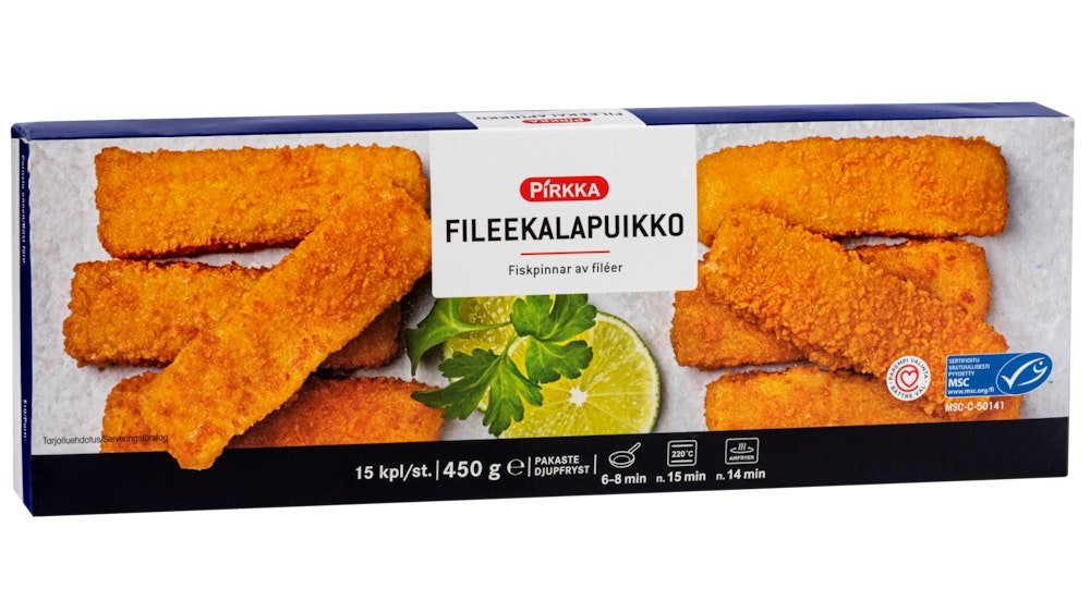 Pirkka fileekalapuikko 450g MSC pakaste | K-Supermarket Kuninkaankulma ...