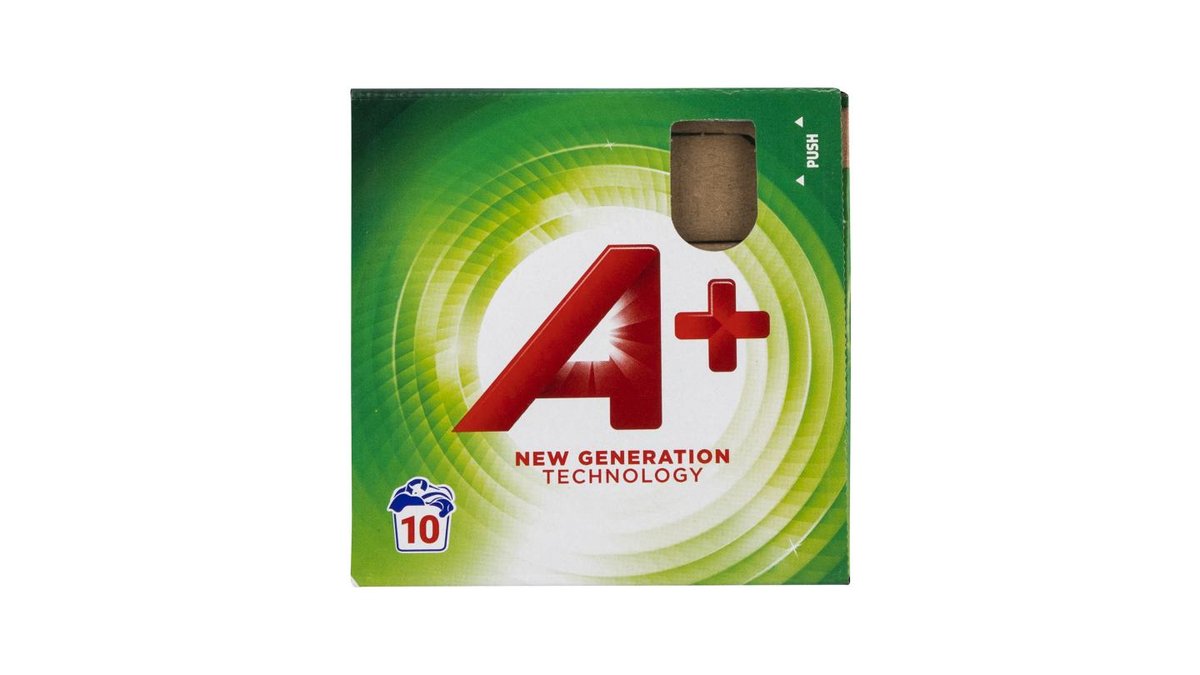 A+ Vaskekapsler Hvid Vask 10 stk