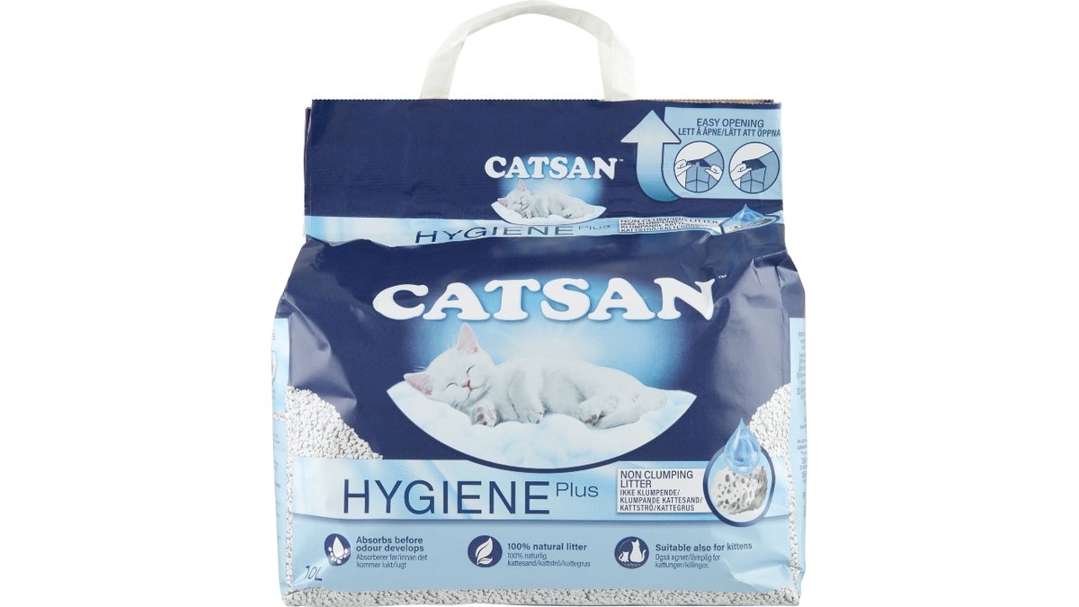 Catsan Hygiene Kattegrus 10 Lt