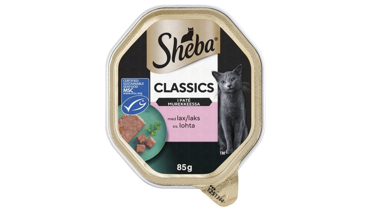 Sheba Classic ateria lohi MSC patee 85g