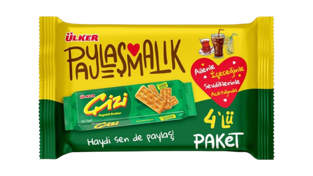 Ülkər Çizi Pendirli Kreker Paylaşmalık