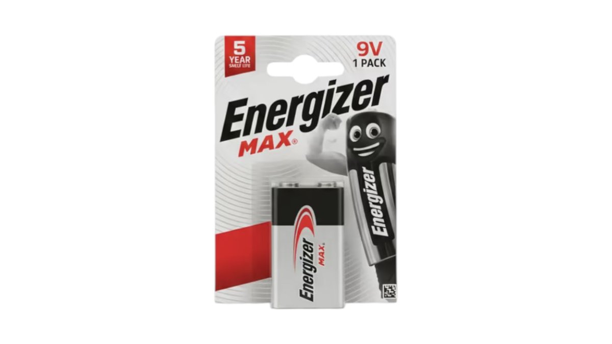 סוללות 9V מרובעות Energizer MAX עוצמתיות (יחידה אחת) 🔋 | טמבוריה בשפירא