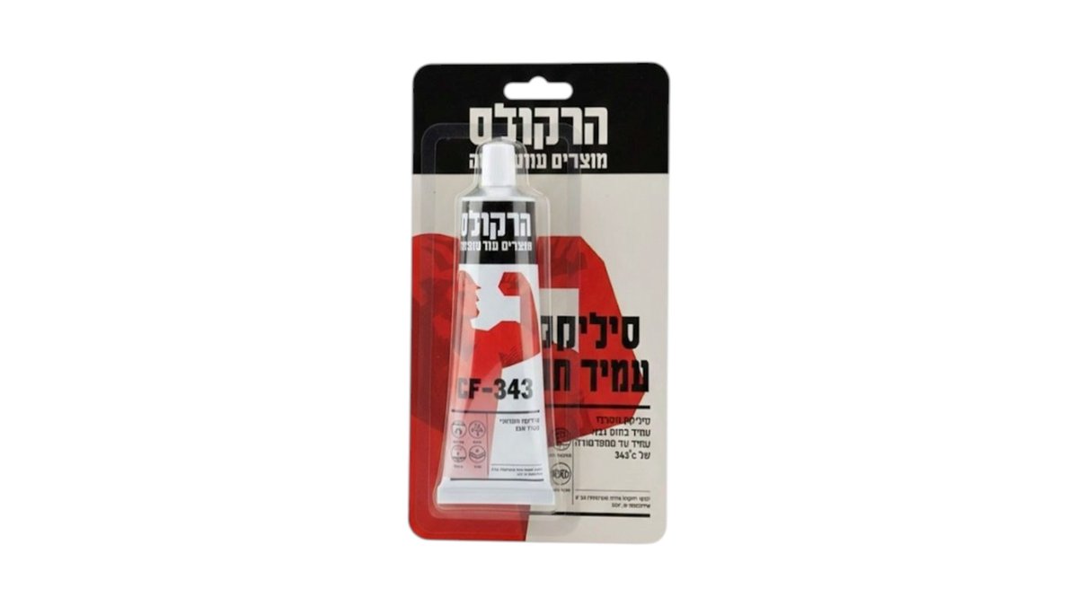 שפופרת סיליקון שקוף R.T.V - לאיטום והדבקה (85 גרם) 💎 | טמבוריית שפירא
