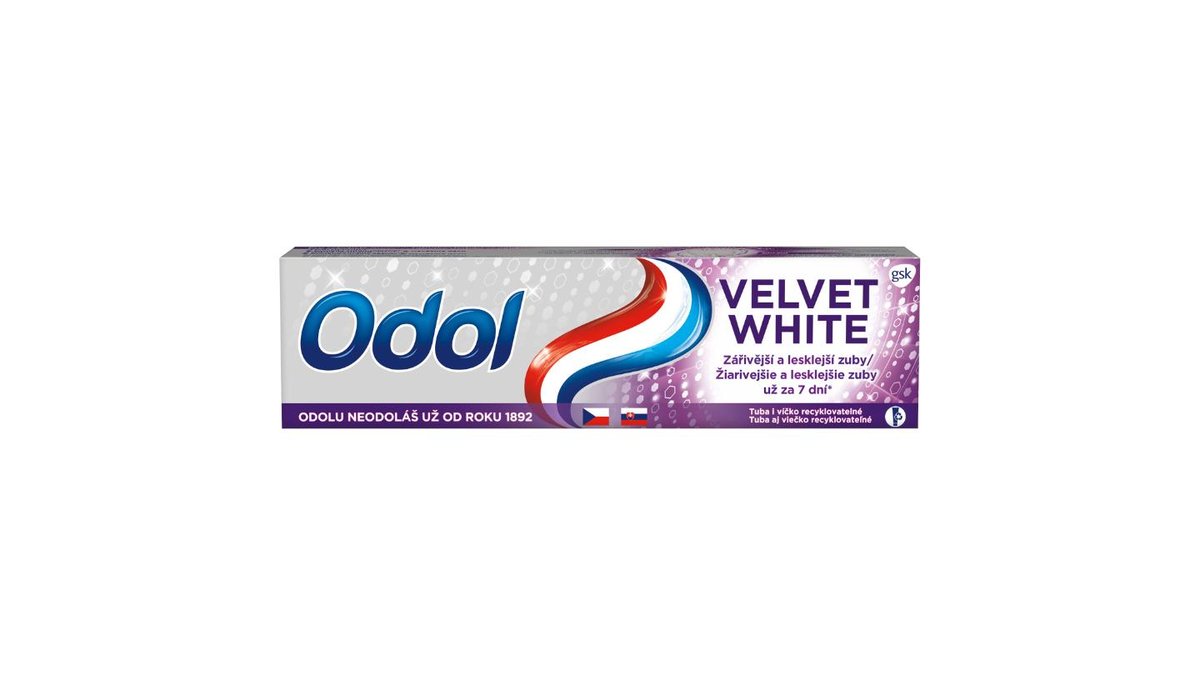 Odol Velvet White zubní pasta s fluoridem 75ml
