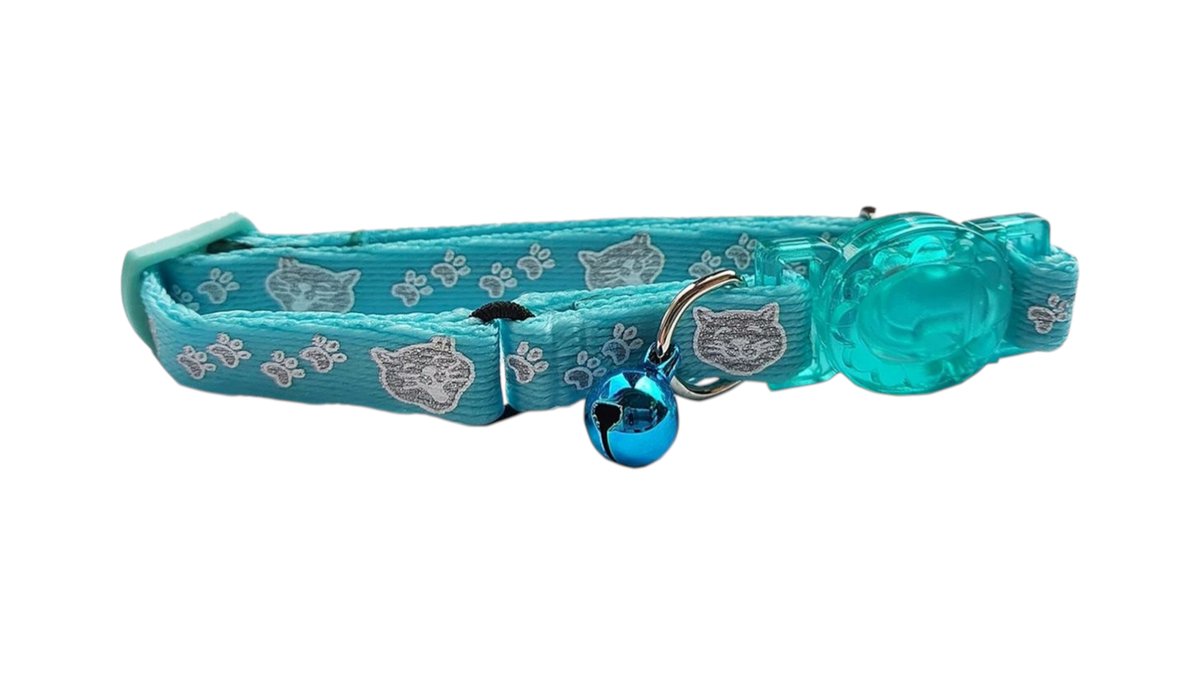 Rosewood Reflective Kitten Collar Catwalk Collection Blue XS