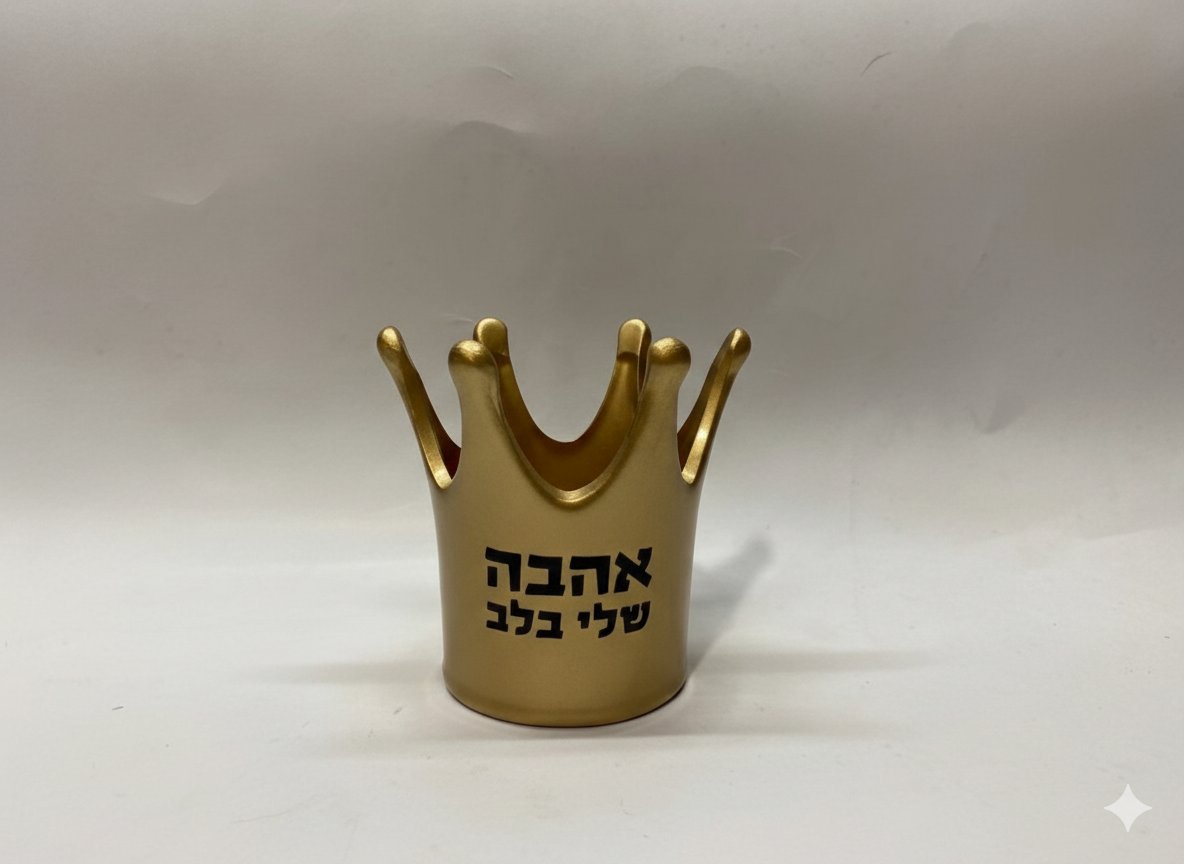 כוס כתר-אהבה שלי בלב