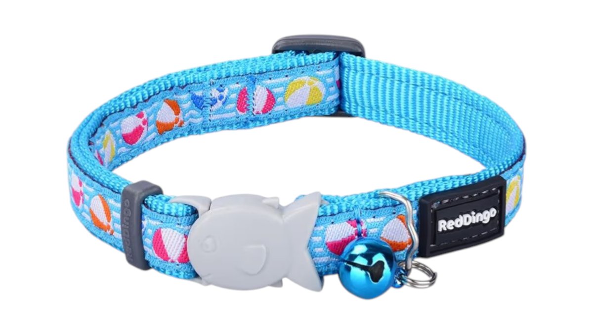 RedDingo - Cat Collar Beach Ball Turquoise