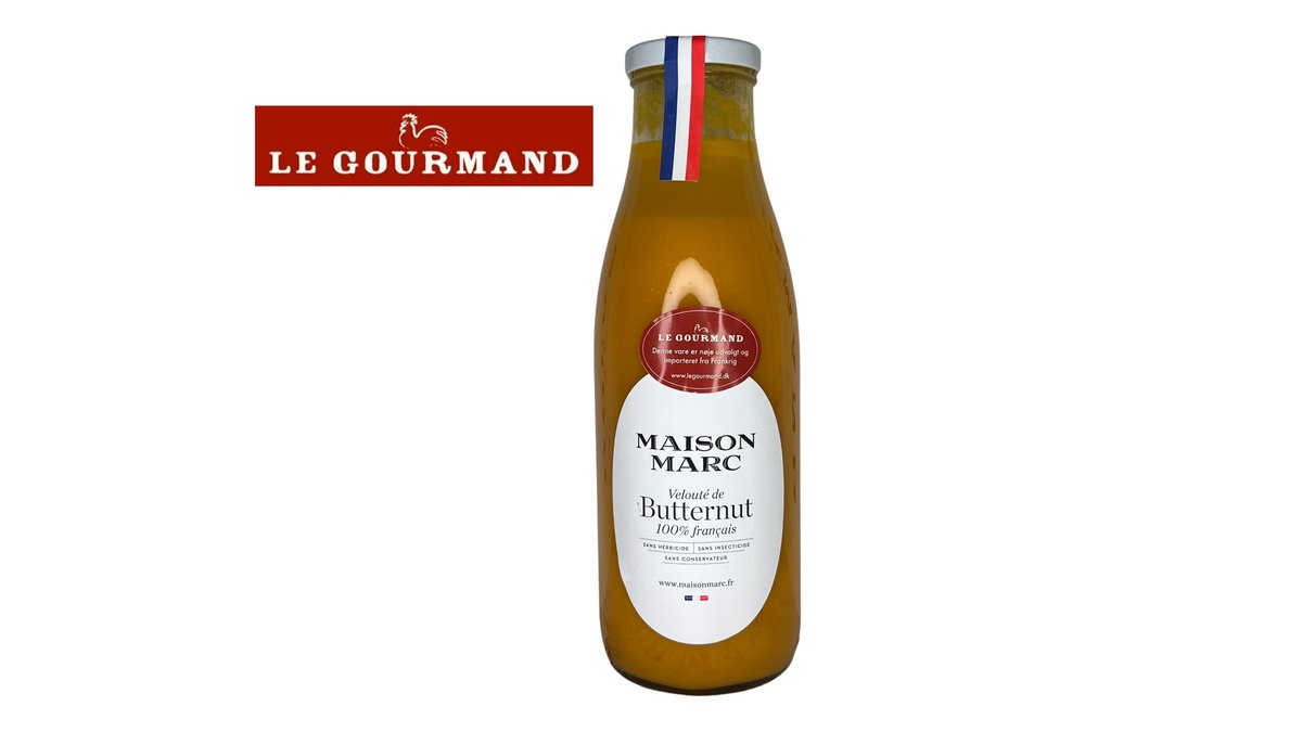Veloute m. butternut squash, Maison Marc