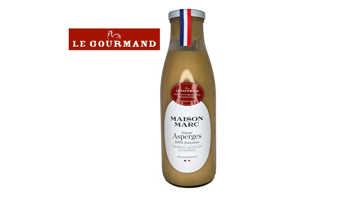 Veloute m. hvide asparges, Maison Marc