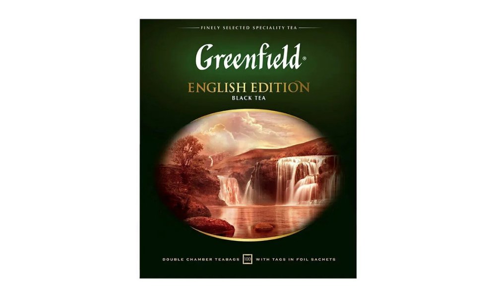Чай Greenfield english edition черный пакетированный, 2 г х 100 шт