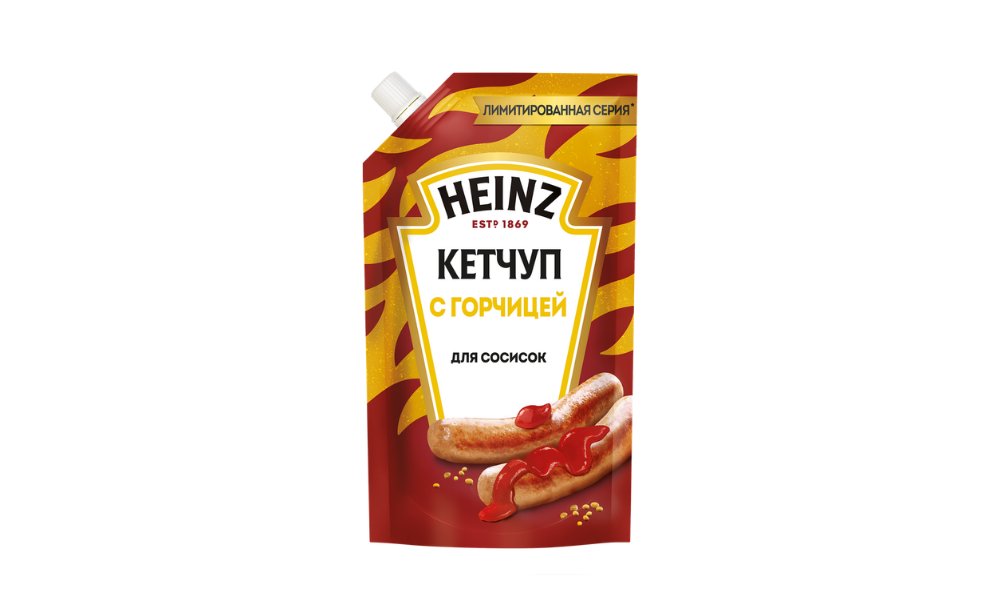 Кетчуп HEINZ С горчицей 320г м/у