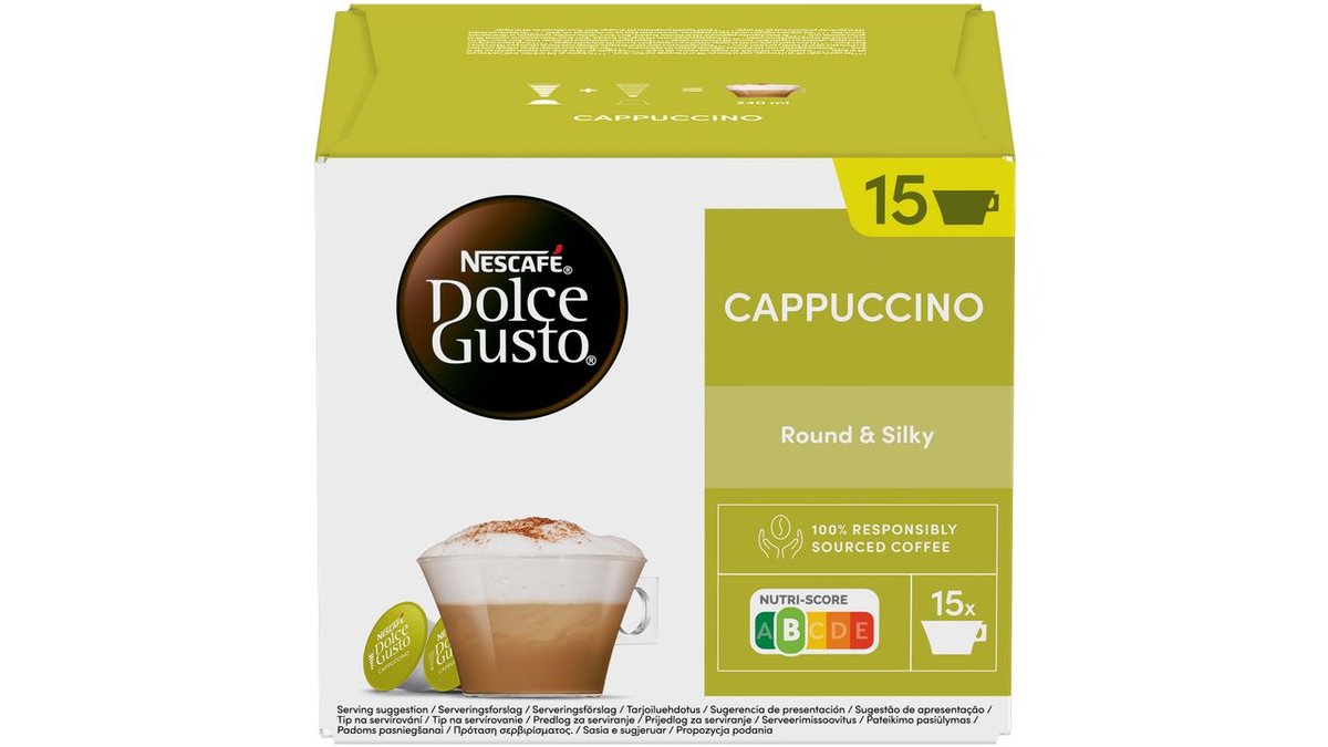 Nescafé Dolce Gusto® Cappuccino – kávové kapsle 30 kapslí