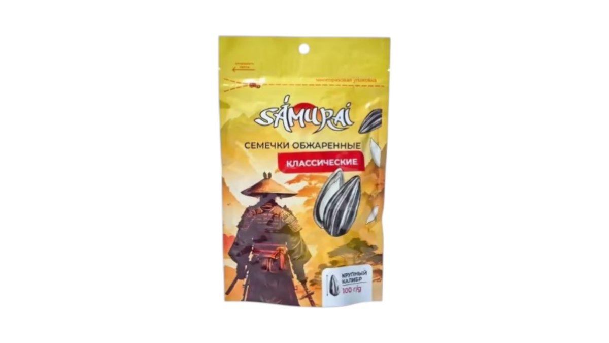 Семечки Samurai обжаренные классические 100 г