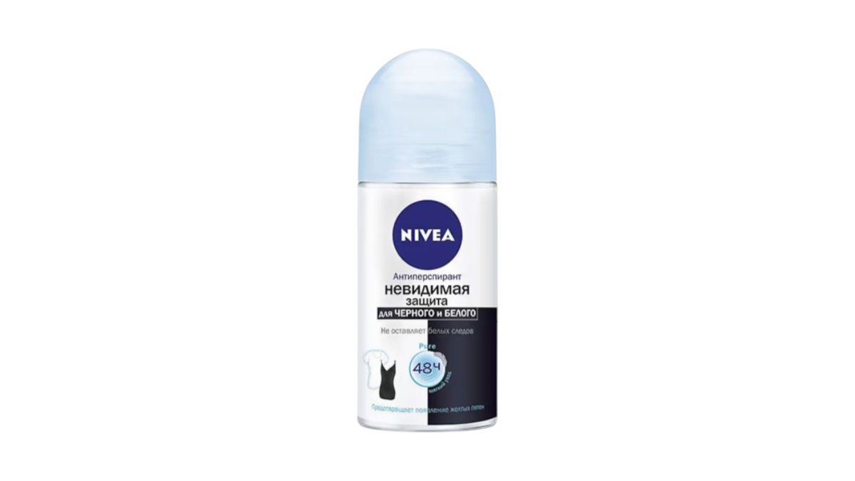 Дезодорант-ролик Nivea Невидимая защита Pure 50 мл