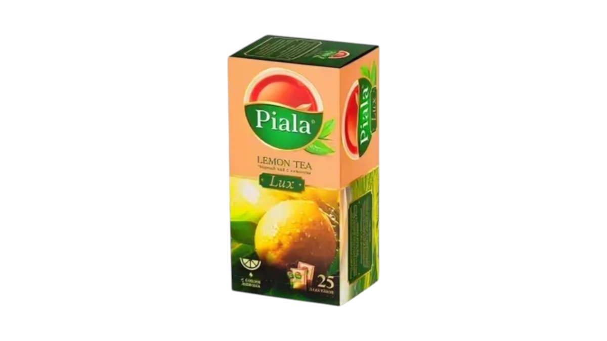 Чай Пиала Lux Lemon Tea черный 25 пак