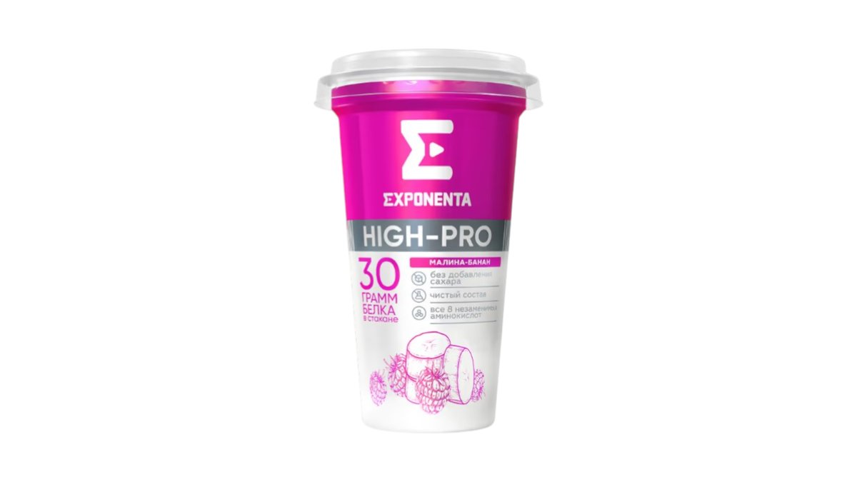 Напиток Exponenta High-pro банан-малина 250 г