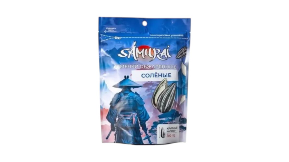 Семечки Samurai обжаренные соленые 200 г