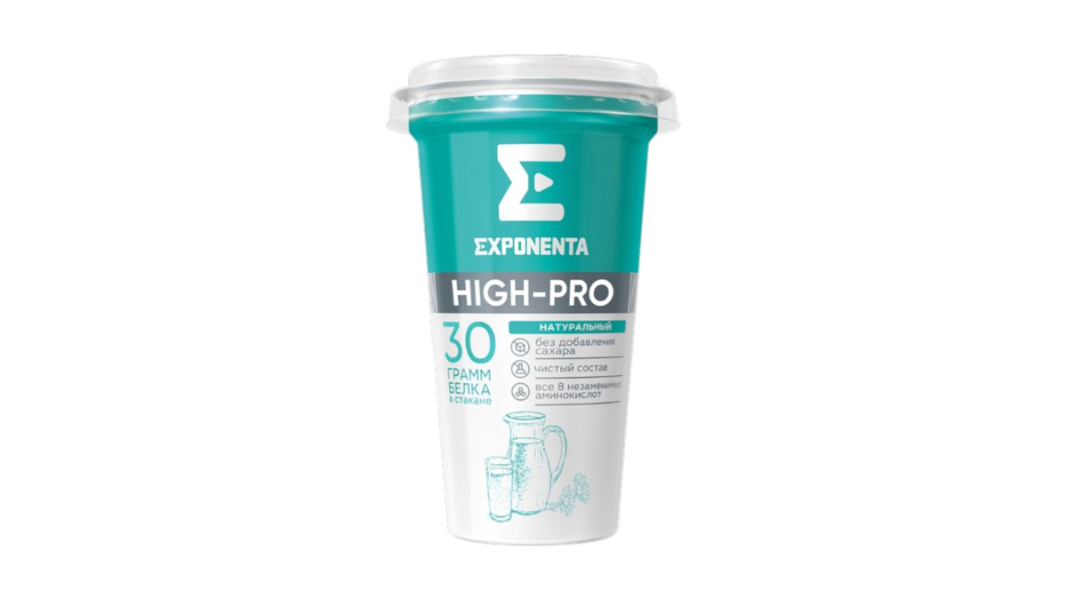 Напиток кисломолочный Exponenta high-pro 250г