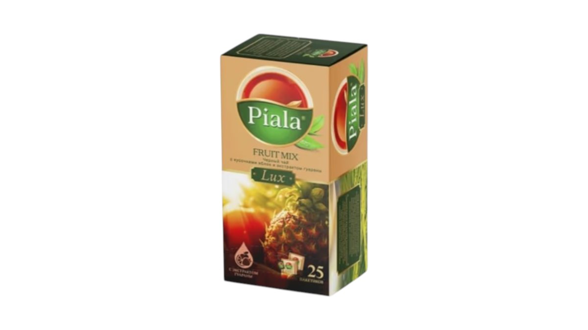 Чай Пиала Lux Fruit Mix черный 25 пак