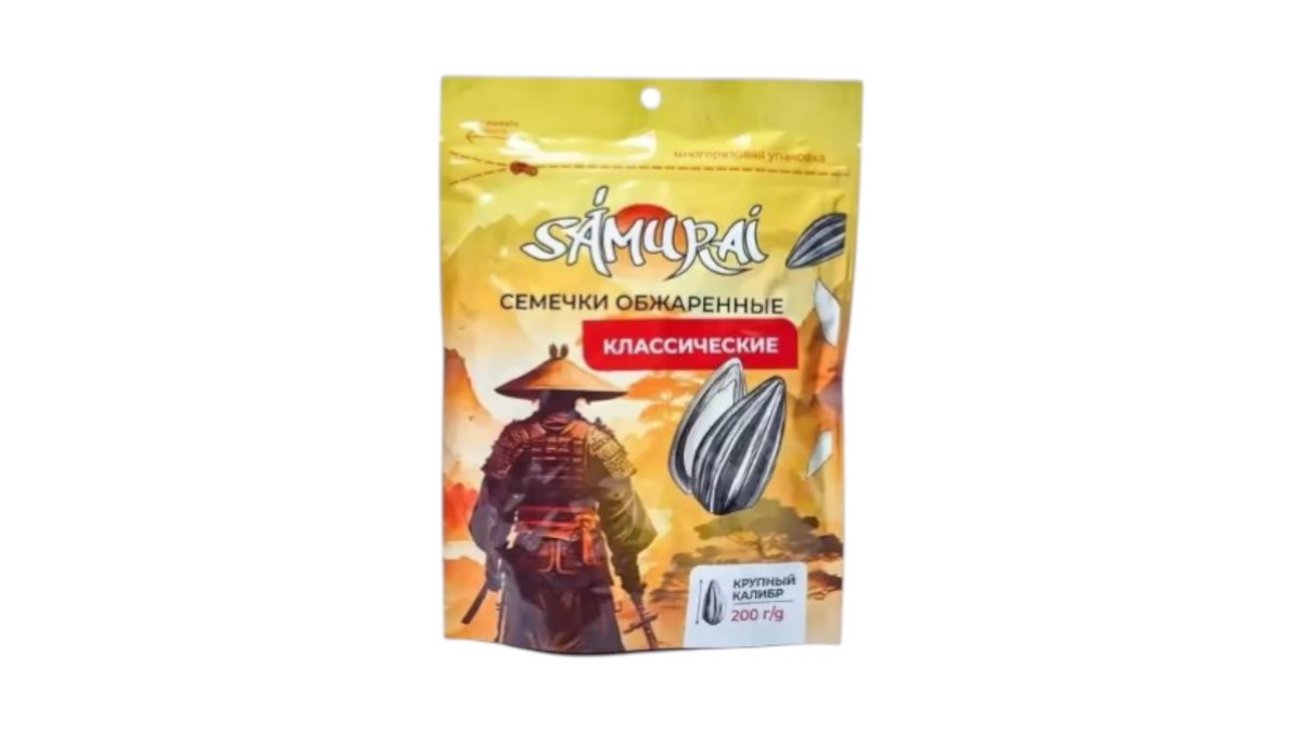 Семечки Samurai обжаренные классические 200 г