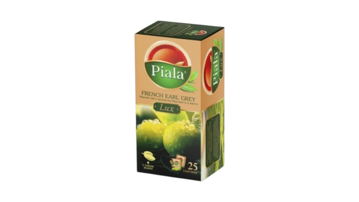 Чай Пиала Lux French Earl Grey черный 25 пак