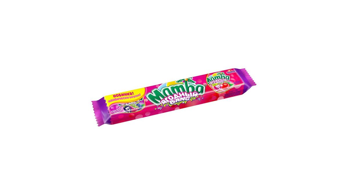 Жевательная конфета MAMBA Ягодная 79,5г м/у