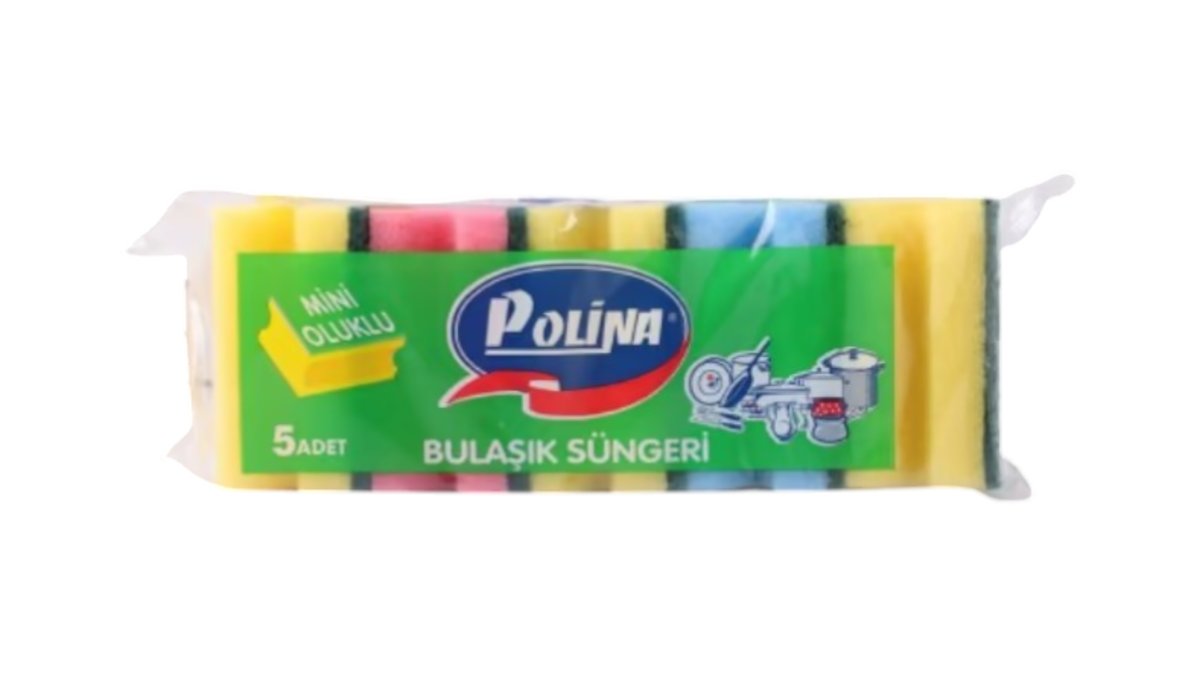 Polina Qab Süngəri Mini Nail Saver 5-lik 4.4x5.8x8