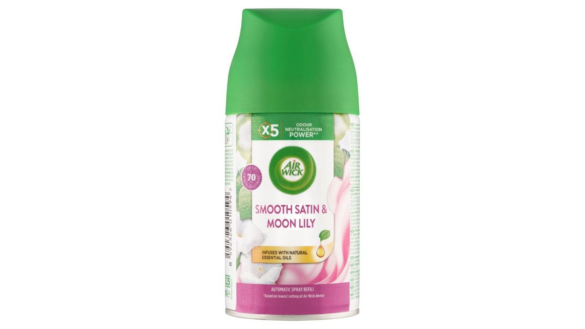 Air Wick Freshmatic Náplň do osvěžovače vzduchu jemný satén a měsíční lilie 250ml