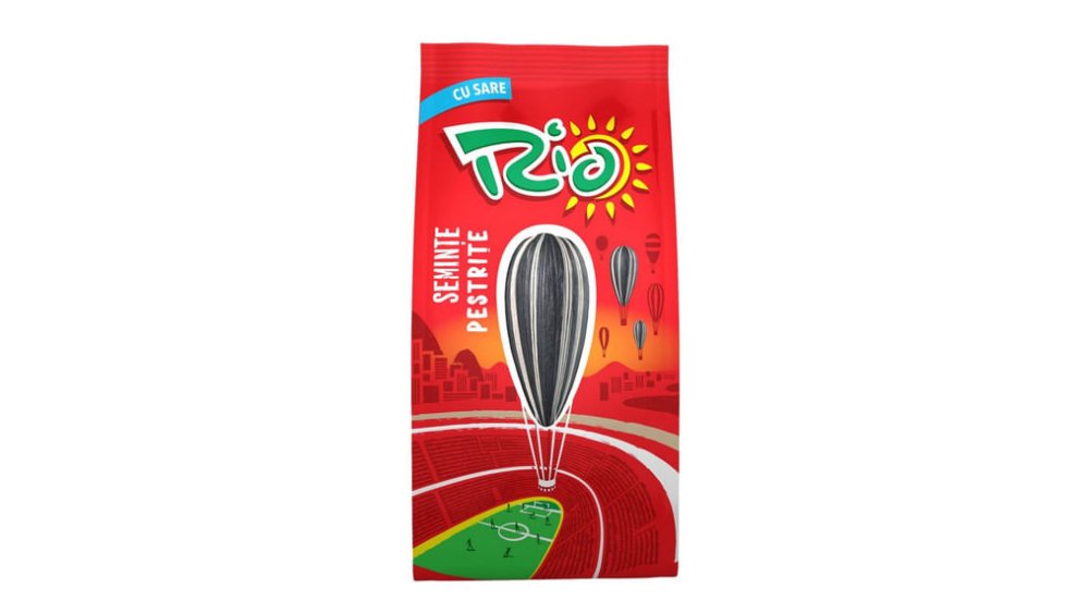Seminte pestrite de floarea-soarelui cu sare Rio, 100 g | Auchan ...